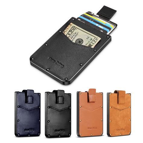 rfid blocking leather card holder|safeguard card holder.